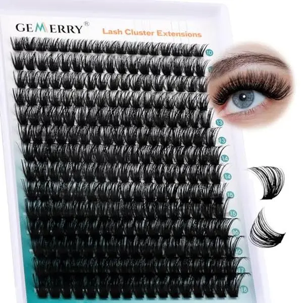 GEMERRY Lash Clusters D Curl 80P 10-18mm
