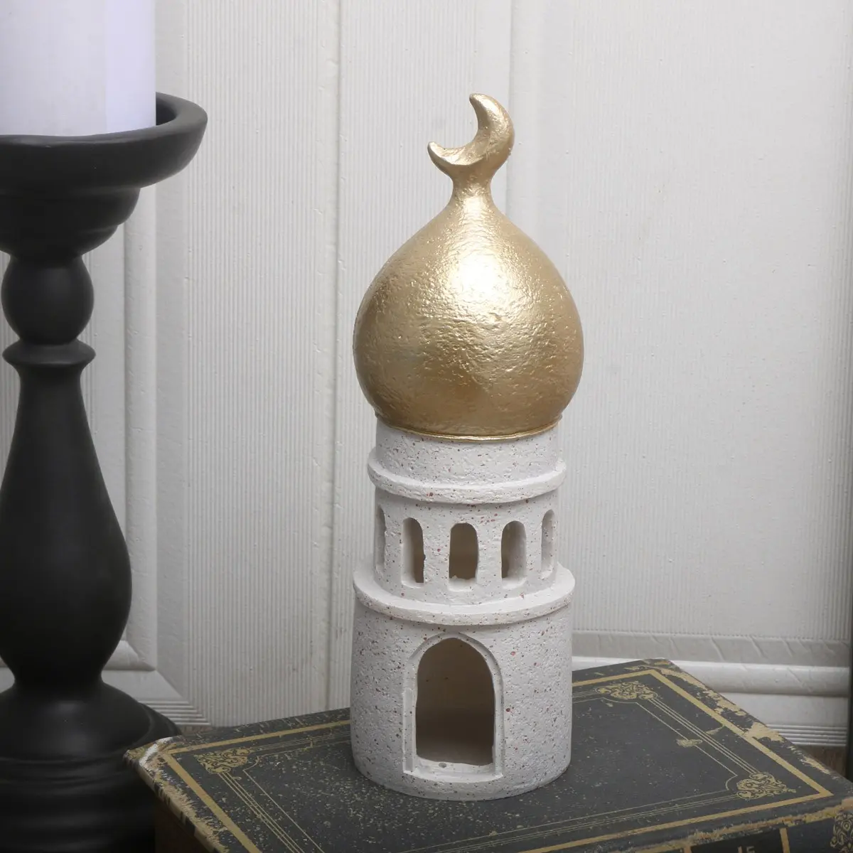 Middle Eastern Tower Ornament, Islamic Festival Decorations, Ramadan Decoration, 1 Piece, Perfect for Home and Office