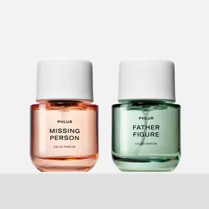 PHLUR Missing Person & Father Figure Eau de Parfum Duo - Full Size Perfume Set (2 x 50mL) Elegant Scent Gourmand Patchouli