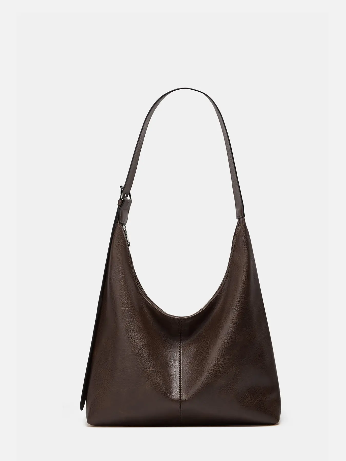 New fashionable soft leather convenient large capacity multifunctional versatile hand-held half moon bag suitable for daily commuting and friend gatherings Casual Trendy Bag Pu Tote Satchel Handheld Bag Purse