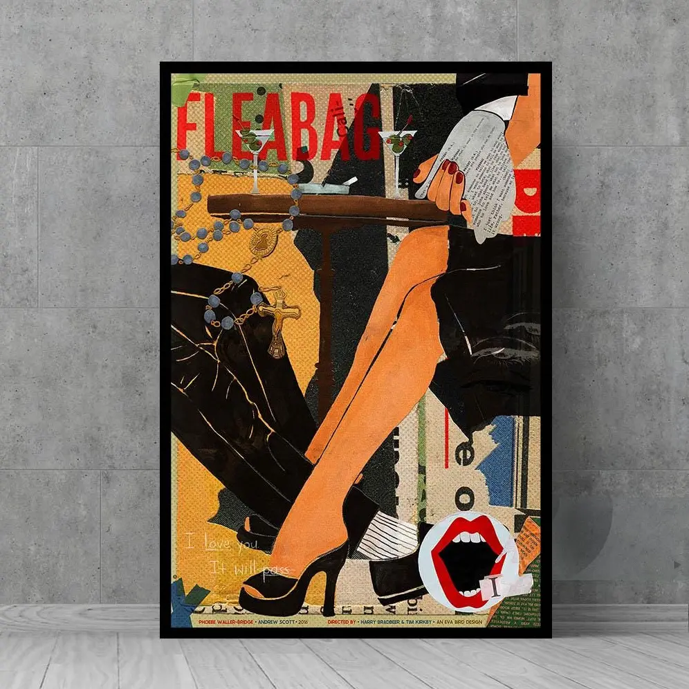 MIRRO Fleabaggg Poster - Wall Art - Vintage Posters - Retro Wall Decor - Film Fan Collectibles