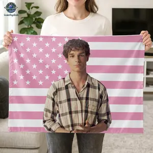 Mason Thames Pink USA Flag, Hot Guy Aesthetic Tapestry, Pink American Flag Tapestry, Aesthetic Wall Art, Teen Bedroom Decor, Gift for Fans