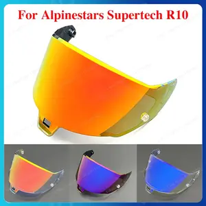 Motorcycle Helmet Lens For Alpinestars Supertech R10 SR10 Motorcycle Equipments Helmets Visors