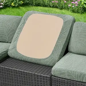 Waterproof Stretch Sofa Cushion Cover Jacquard Fabric Pure Sofa Cover Removable Protector Couch Cover Chaise Lounge Living Room Elastic Sofa Slipcover