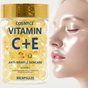 Cosnyce Retinol Vitamin C+e Capsules Wrinkle Skincare, Antioxidant Skin Care Supplement, Daily Use Beauty Routine Essential, Anti Aging Supplements