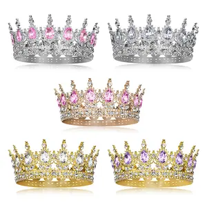 Crown for Women Crystal Rhinestone Wedding Tiara Queen Hair Accessories for Birthday Prom Pageant Princess Headband
