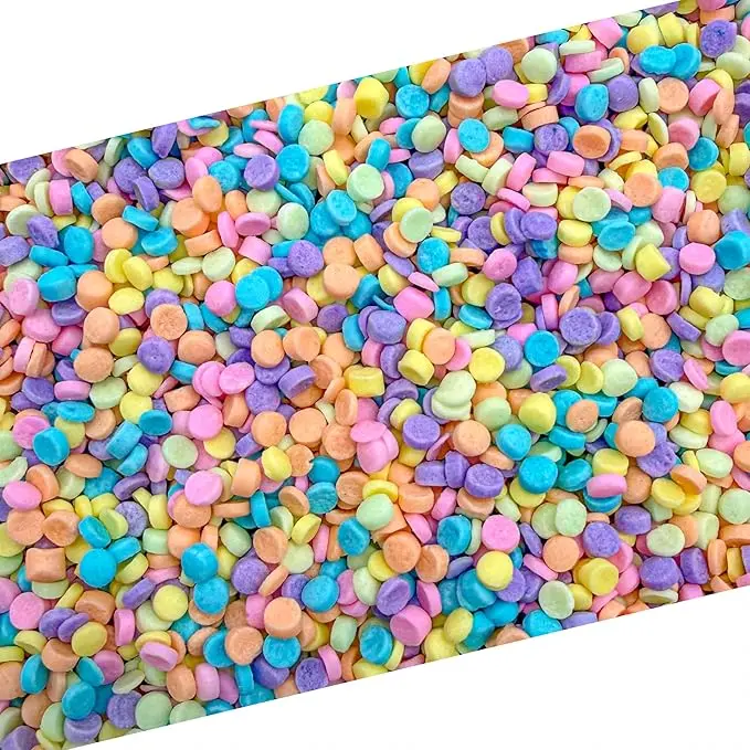 Pastel Sprinkles for Cake Decorating 8 oz Cake Sprinkles Mix for Baking Cupcake & Cookie Sprinkles Ice Cream & Donut Toppings Dessert Decorations for Birthday Easter Baby Shower & Wedding Cakes