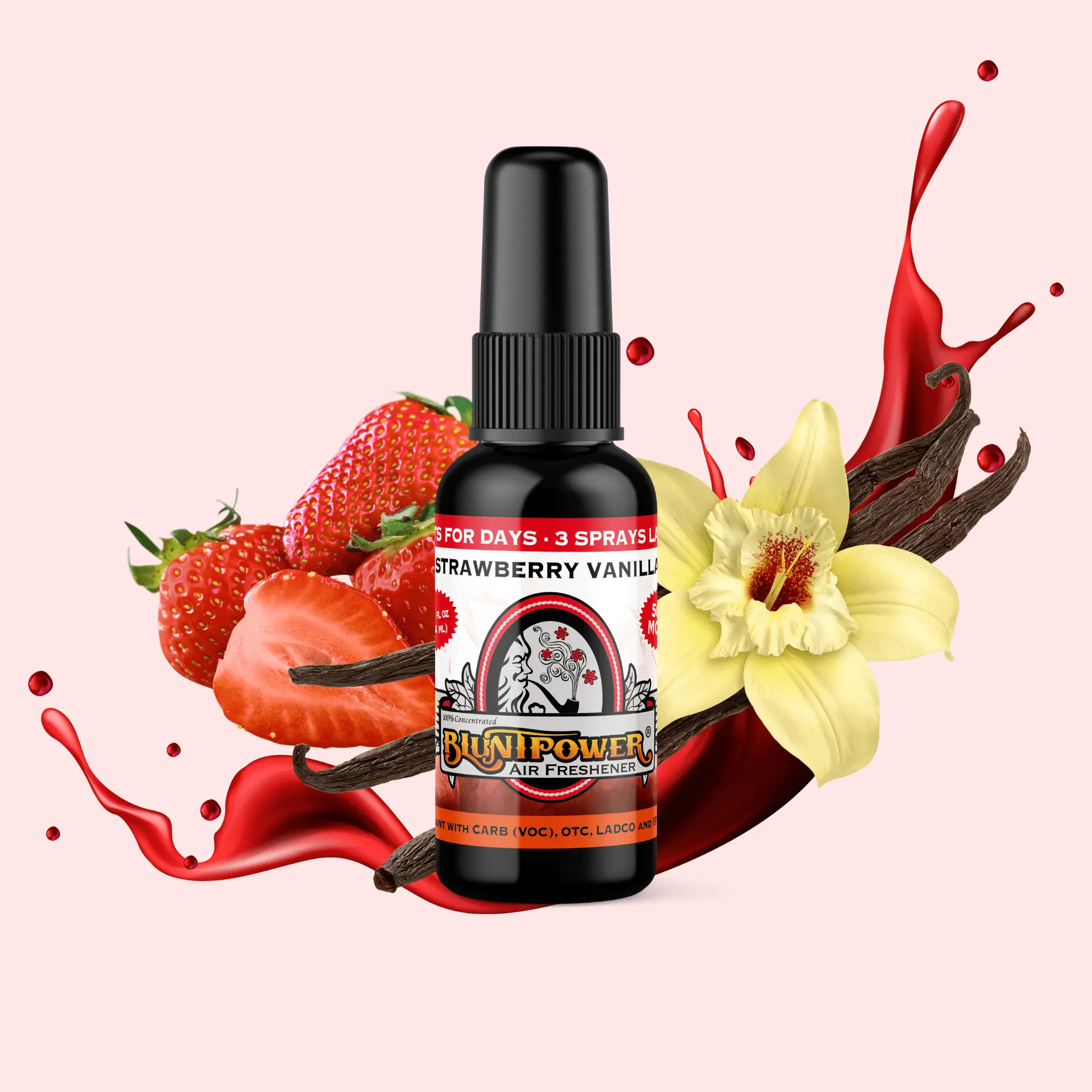 Strawberry Vanilla Air Freshener Spray Strawberry Vanilla Air Freshener Spray