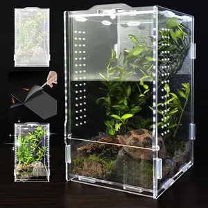 Acrylic Jumping Spider Habitat, Insect Terrarium, Bug Enclosure, Praying Mantis Habitat, Frog Enclosure