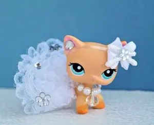 For Littlest Pet Shop Handmade Wedding Outfit