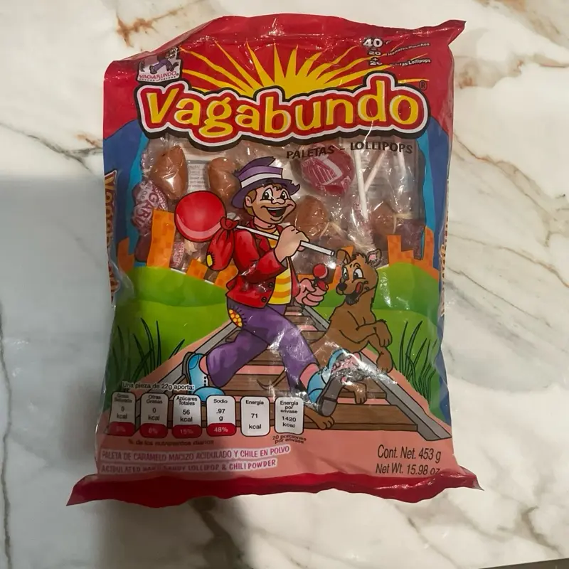 Vagabundo lollipop will chili powder Vagabundo lollipop will chili powder