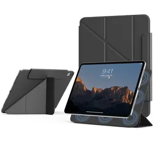 iPad Air 11 inch & 10.9 inch Case M3/M2 2025/2024 5th/4th Gen 2022/2020 Powerful Magnetic Slim Trifold Stand Auto Wake Sleep Durable Protection