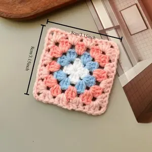 Handmade Diy Woven Hollow Grandmother Squares Can Be Used for Coasters Placemats Coffee Table Mat Blankets Handmade Crocheted Flower Squares