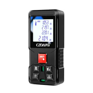 Portable Laser Distance Meter, Digital Measurement Tool, 2 Bubble Levels, Unit Conversion, High Precision, Easy-To-Use