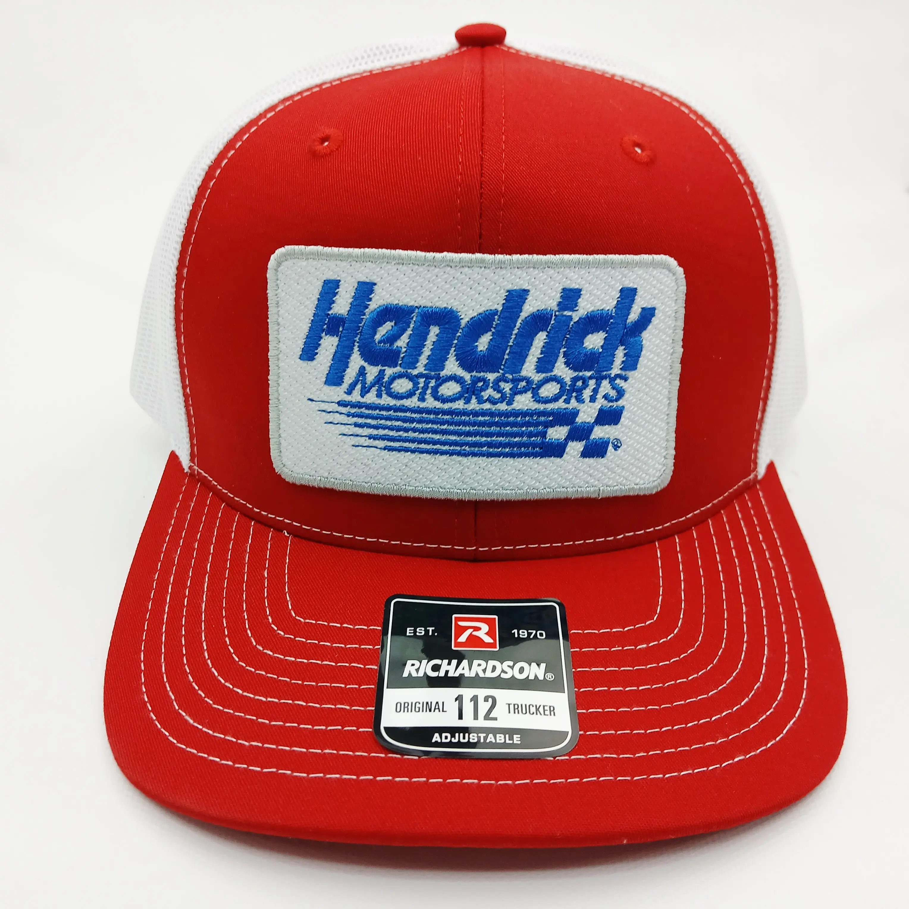 Richardson 112 Adjustable Red-and-White Hendrick Motorsports Snapback Hat