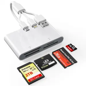 Memory Stick Pro Duo Adapter - SD/MS/XD/TF Sony Cybershot SD Memory Stick Pro Duo Reader for iPhone 17/16/15/14/Android/PC - 4-in-1 Memory Card Digital Camera Adapter