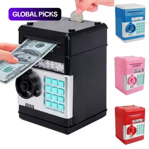 Electronic Coin Savings Bank, Digital Piggy Bank, ATM Savings Bank Coin Storage Box, Novelty Gag Toy, Fun Gift #GLOBAL PICKS