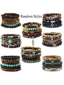 Braided Leather Bracelets, Wrap Cuff Bracelet, Adjustable Bangle, Punk Rock Jewelry, Best Friend Encouragement Gift, Thinking of You Gift, Stocking Stuffers, Party Favor, Stackable Bracelets, Stack Bangles, Stacking Bangles