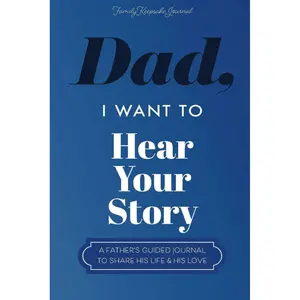 Guided Journal for Dad - "Dad, Want to Hear Your Story" Father's Day Gift for Capturing His Personal Narrative