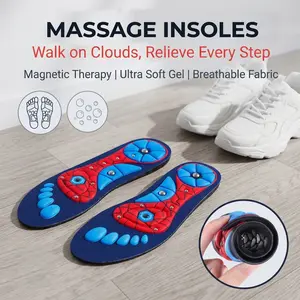 Insoles for Foot Pain Relief, 220+ lbs Support for Plantar Fasciitis, High Arches, Flat Feet, Shock Absorbing, Arch Support, Reduces Fatigue for Work & Running, Comfort for Men & Women, Helps with Neuropathy & Swelling