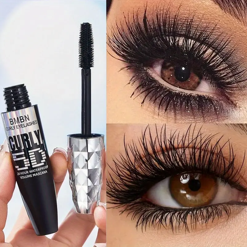 1Pc 5D Enhancing Mascara, Voluminous Lengthening Waterproof Volume Mascara - Sweatproof, Non-Greasy Formula, Long-Lasting Curling & Volumizing Effect, Smudge-Proof Mascara for Everyday & Special Events, All-Day Wear, Valentine's Day Gifts