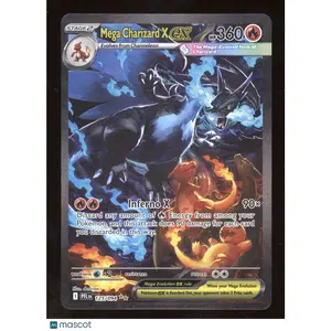 2025 Pokemon Mega Evolution Phantasmal Flames Mega Charizard X ex #125/094