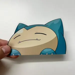 Snorlax Peeker Sticker Car Sticker Laptop Sticker