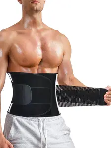 Men's Solid Color Waist Trainer Trimmer, High Stretch Waist Cincher, Waist Trainer for Men, Shapewear for Men, Shapewear Body Sculpting, Waist Training Belt, Waist Body Shaper