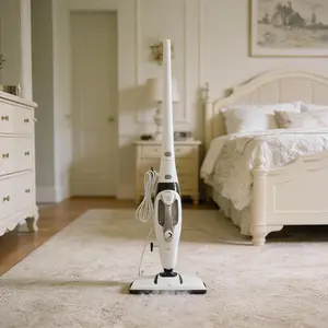 GLEEHILL 10-in-1 Steam Mop Kit with 1550W Rapid Heating Detachable Handheld Steamer for Carpet Floor Tile Grout 8m Cord Multi-Surface Cleaner Eco-Friendly Chemical-Free