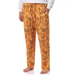 Garfield Men's I Don't Think So Tossed Print Sleep Pajama Pants For Adults