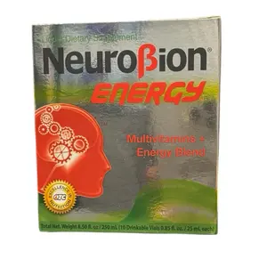 Energy Multivitamins & Energy Blend 10 drinkables vials Liquid Dietary Supplement Edible Healthcare