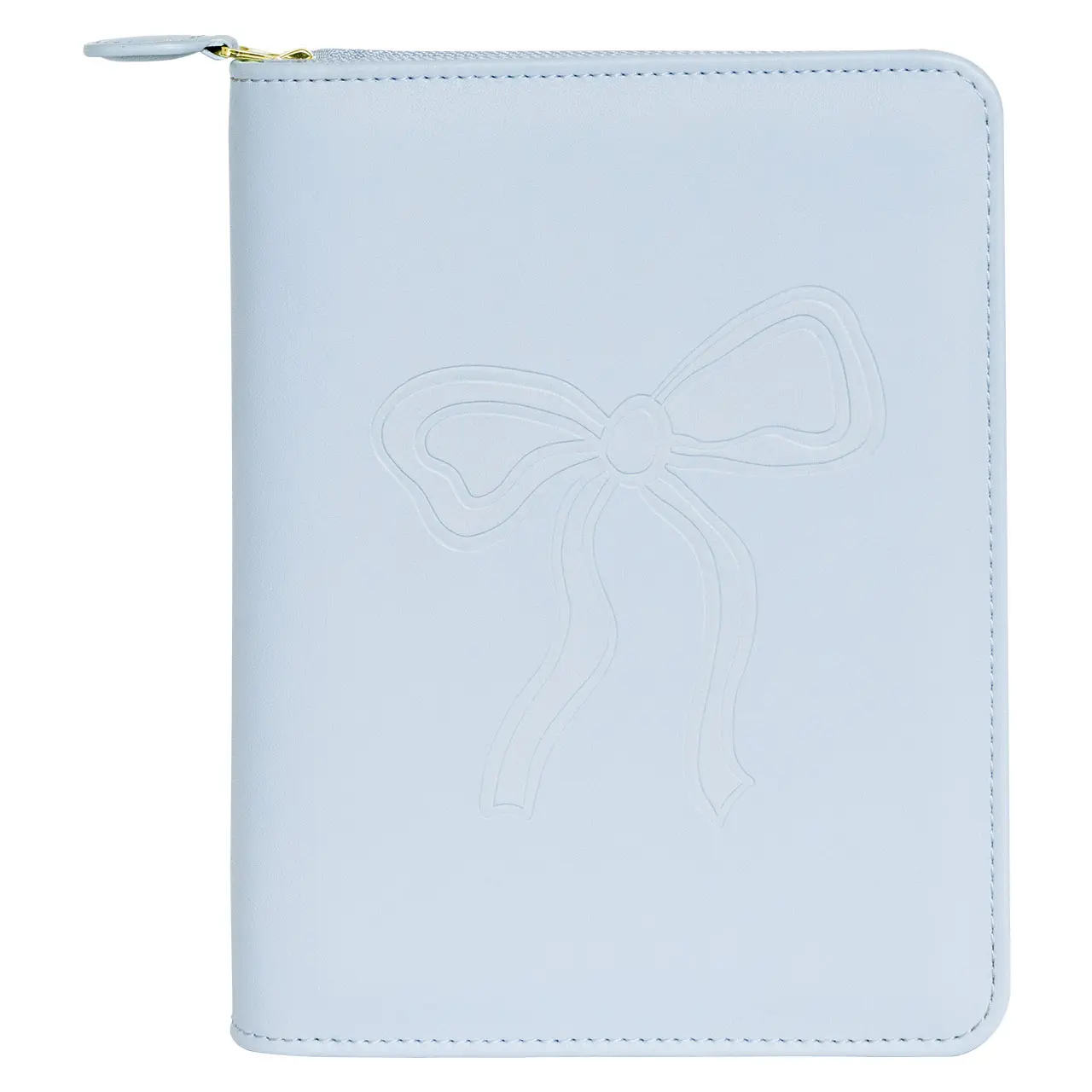 Franklin Planner Elegant Daydream Planner Love Simulated Leather Zipper Binder Elegant Bow Blue