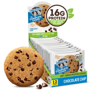 Protein Cookie Chocolate Chip, 4oz 12ct, Plant-Based Protein with High Fiber