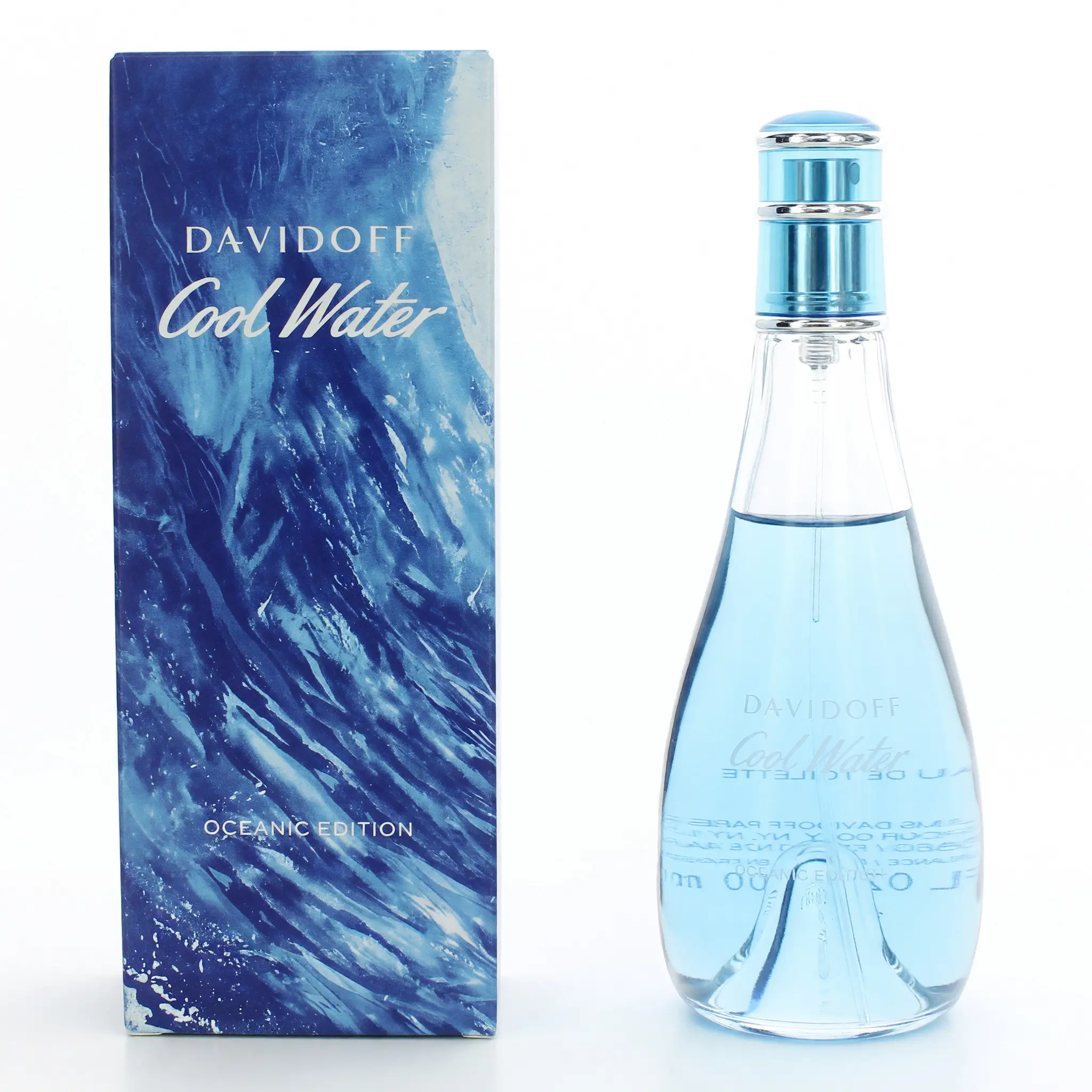 Cool Water Oceanic Edition by Davidoff, 3.3 oz EDT Spray for Women Citrus Ozonic Notes