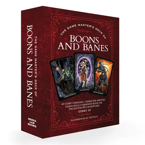 The Game Master's Deck of Boons and Banes: 40 game-changing, character-shifting cards and a companion book for 5th edition RPG adventures (The Game Master Series)