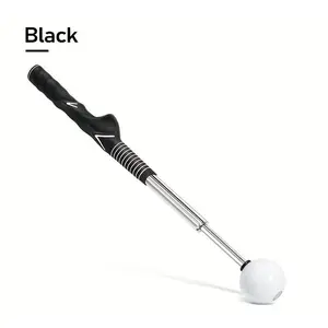 Retractable Golf Grip Trainer - Golf Swing Training Aid,Improve Swing Hitting Strength & Tempo |   Click Stick Right-Handed Training Aid for All Golfers,Indoor & Outdoor Use golf  stick Portable Indoor-Outdoor Telescopic Swing Trainer Rod