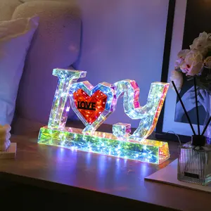 Valentine's Day USB-Powered Pink Heart LED Decorative Lights The perfect choice for weddings, birthdays, Christmas gifts, Thanksgiving, and proposal parties | Elegant gift box packaging, the ideal Christmas present for her