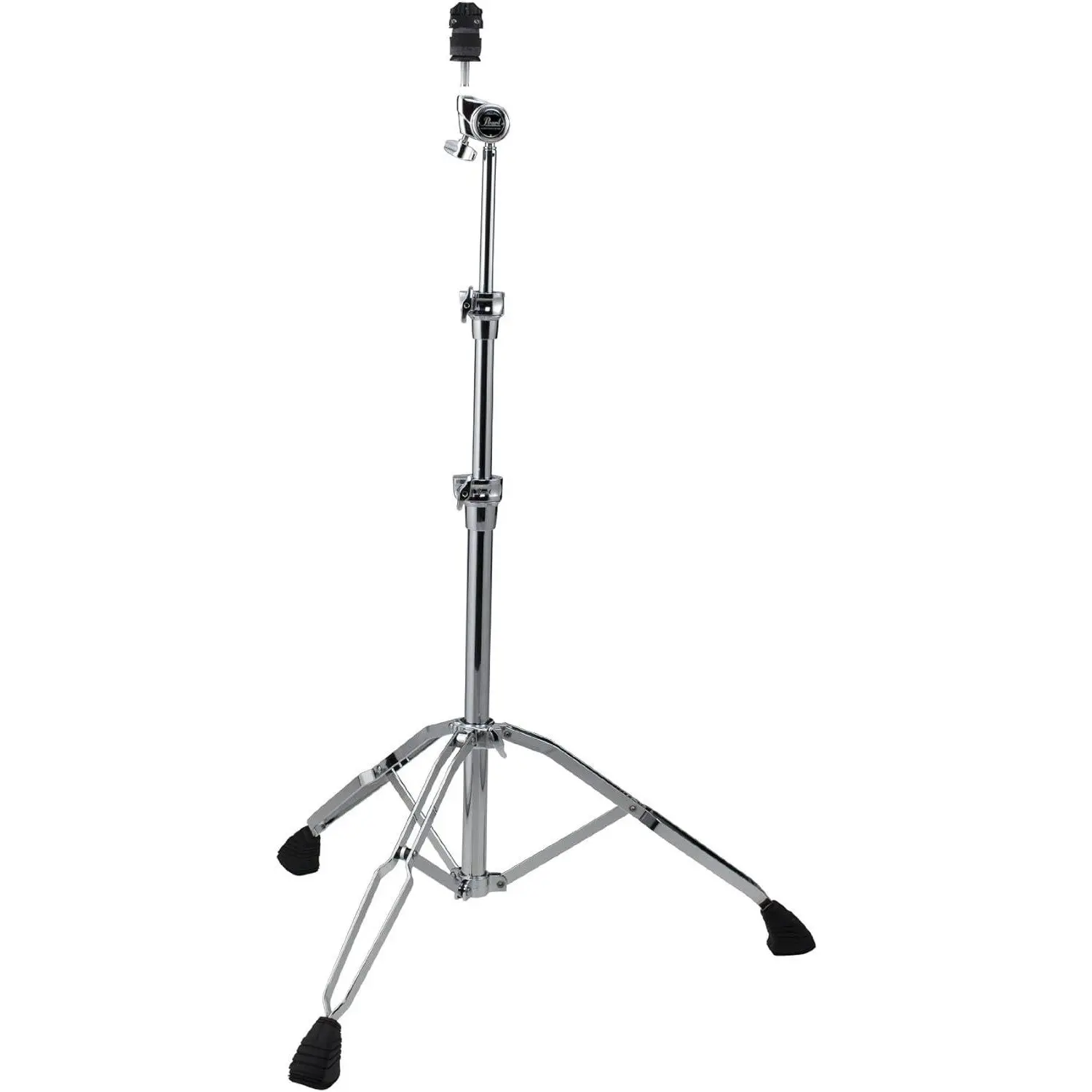Pearl C1030 Pro Cymbal Stand with Three-Tier Height Adjustment, GyroLock Gearless Multi-Angle Tilter, Wingloc Quick-Release Cymbal Nut, and Heavyweight Double Braced Legs.