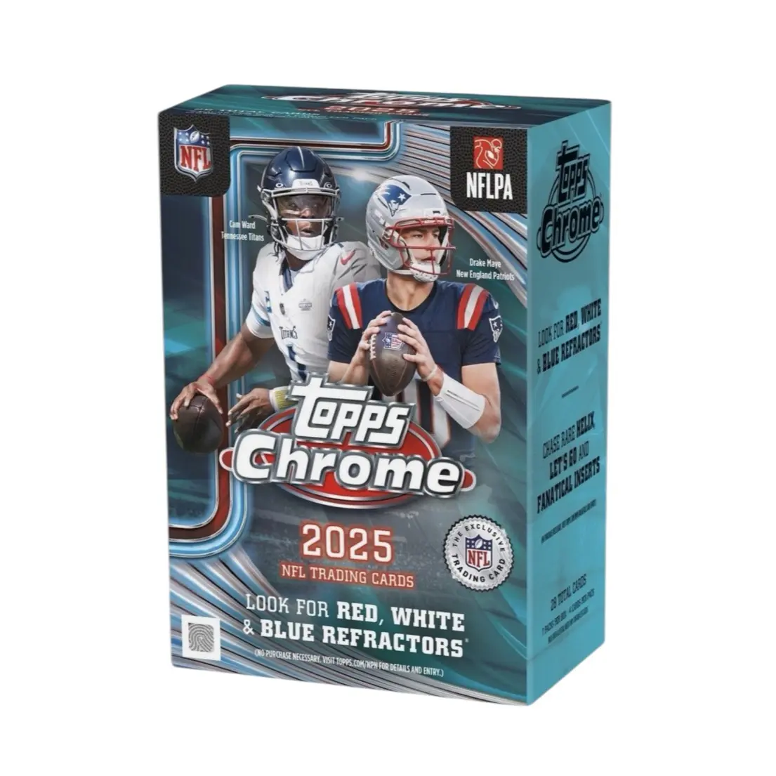 Topps Chrome Blaster 2025 NFL Sports Trading Cards