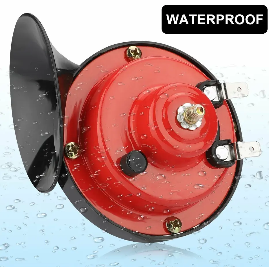 1-Piece 12V Power Ultra-Loud Waterproof Train Horn for Truck, Exterior Car Accessories, Vehicle Accessories Add-On, Accessories For Car