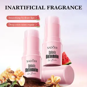 Winter Lip Savior! Niacinamide Watermelon Lip Balm - Moisturizing Lip Hydrates Dry, Peeling Lips + Natural Brightening | 4-Pack
