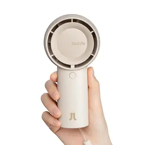 Jisulife Rechargeable Mini Fan Portable 4000mAh USB Handheld Student Carry Personal Fan with International Warranty & Protection Features