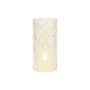 Crystal Table Lamp Touch, 16 Color Changing Night Light, Rechargeable, Dimmable, RGB Rose Diamond Ambient Mood Lighting, Protable Cordless Desk Lamp Bedside Led Light for Bedroom Living Room Party