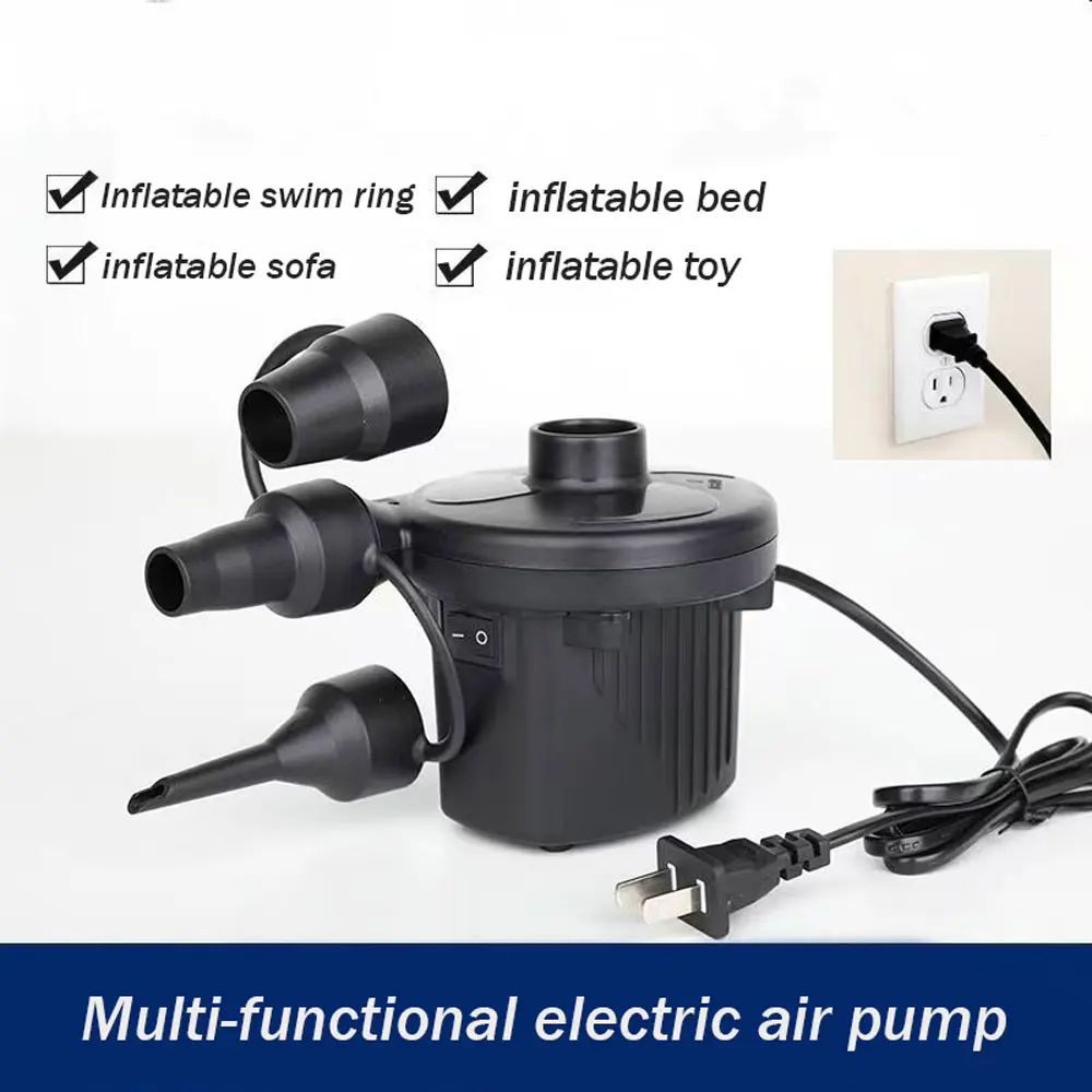 Electric Air Pump - Versatile & Convenient Compact Portable Inflator for Fast Pool Setup, Air Mattresses, and Inflatable Toys, Inflatable Toy, Outdoor Sports, Pool Setup Fast, Compact Design