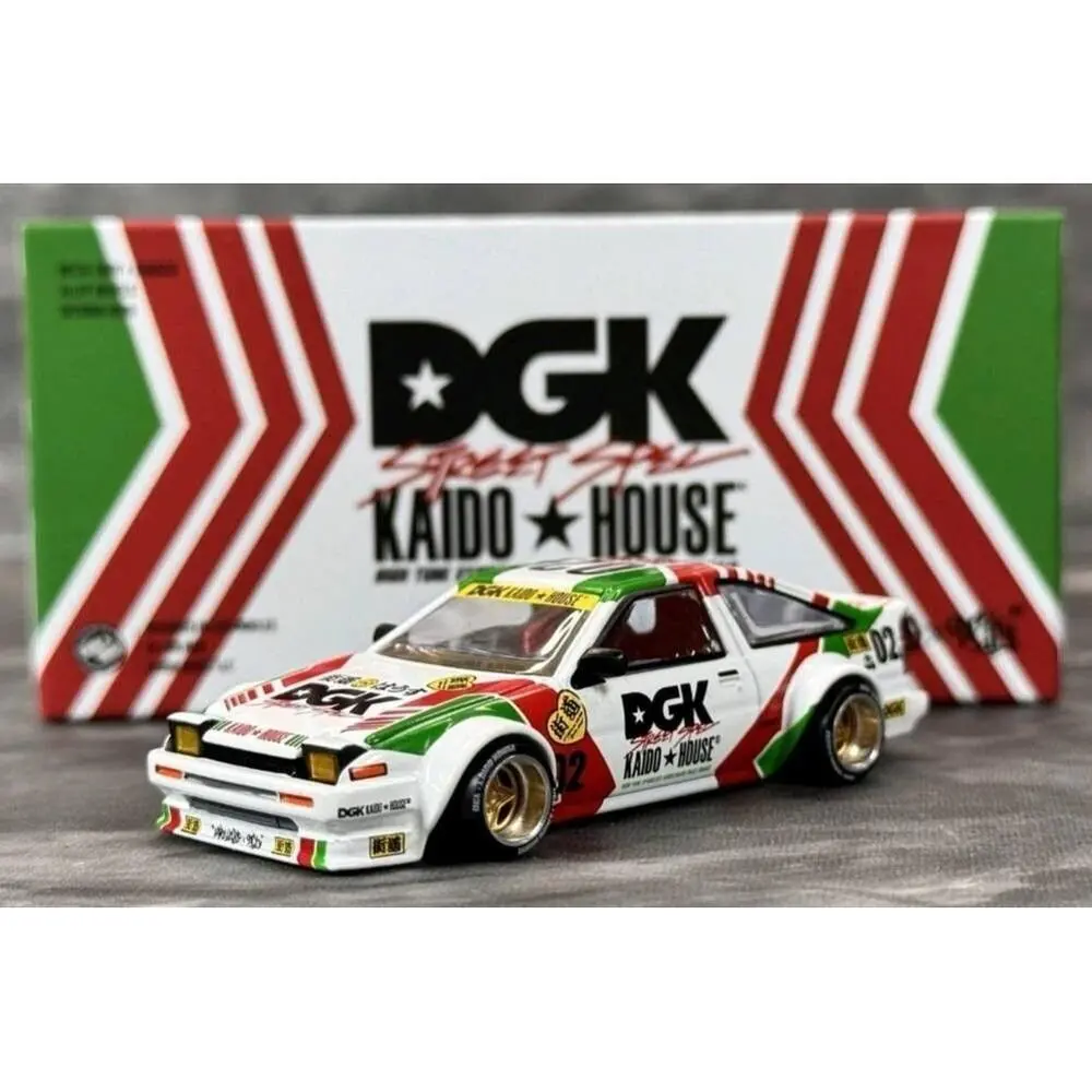 KAIDO HOUSE MINI GT 1:64 DGK V1 Exclusive Toyota AE86 Sprinter Tureno SEALED KHMG201