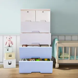 Plastic Drawers Dresser & Tall Closet Drawers - Storage Cabinet with Drawers for Organized Living