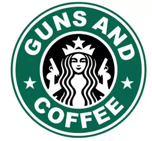 Guns and Coffee Sticker Decal