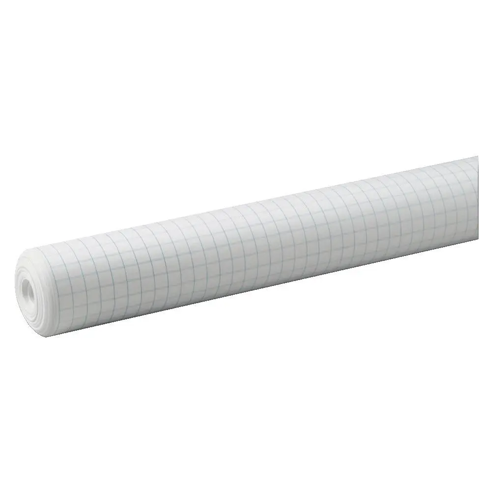 212 MAIN Sulphite Graph Paper Roll - 34 in x 200 ft, 36 in Compatible, 0.5 in/1/2 in Blue Grid Ruling, White Recyclable Drafting Paper for Elementary-Middle School School Stationery & Teacher Supplies