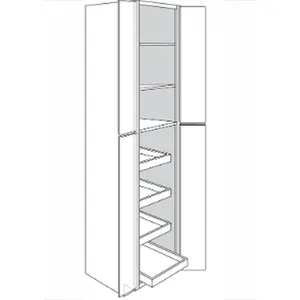 Pantry Cabinet 30" x 90" - White Shaker