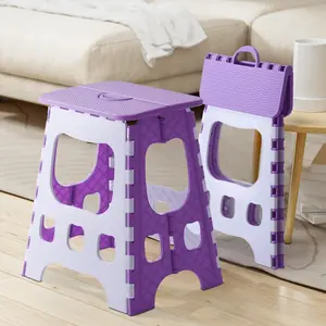 Foldable RV Step Stool, Lightweight Heavy-Duty Portable Travel Stool, One-Flip Quick Open, Non-Slip, 330lbs Load Capacity, Space-Saving for RV Camping, Van Life & Road Trips